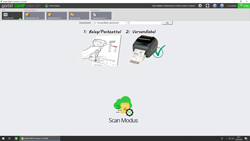 Scan Modus des Garbit Shipcloud.io Connectors