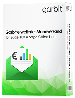 Garbit Erweiterter Mahnversand für Sage 100 - 3D-Produktbox
