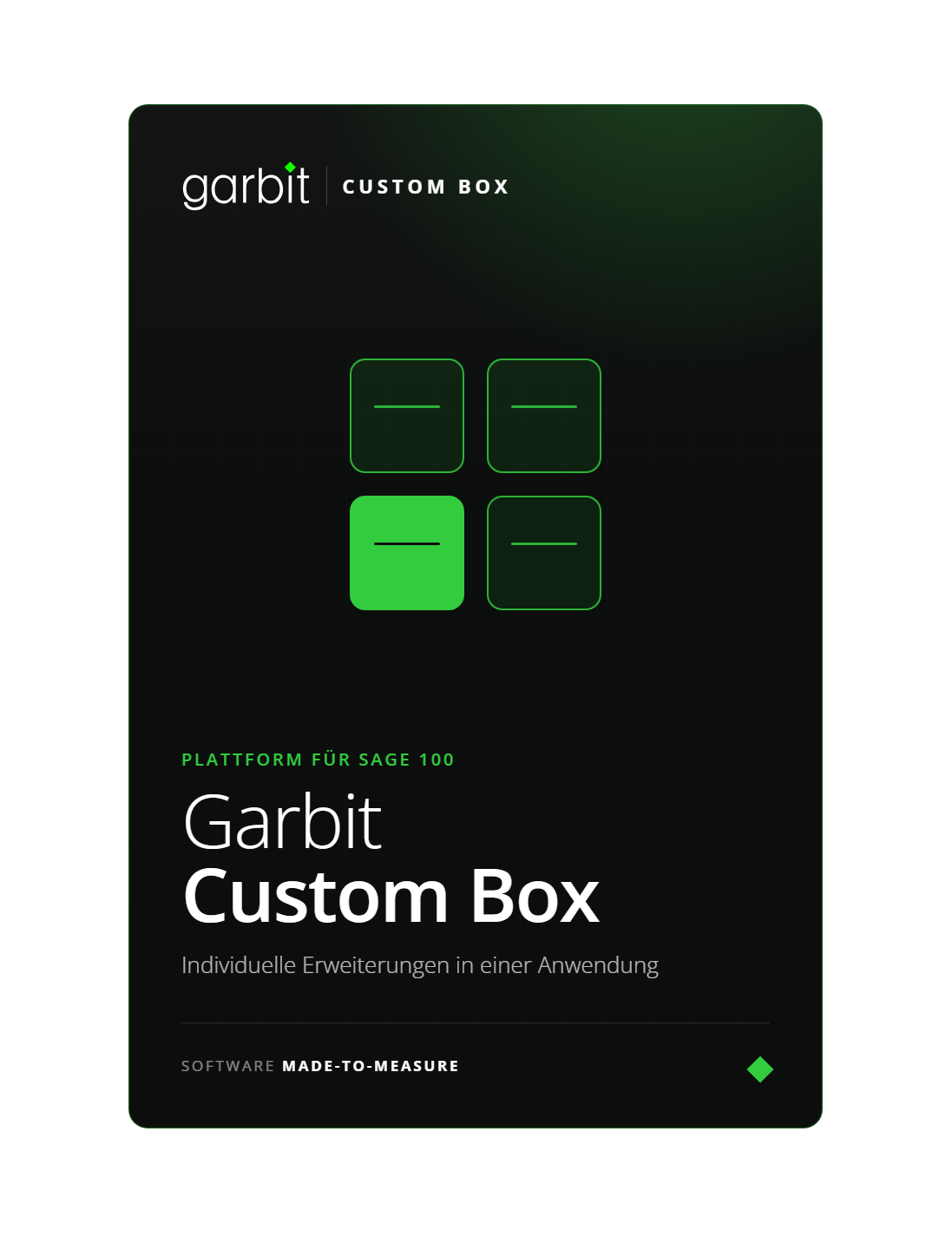 Garbit Custom Box für Sage 100