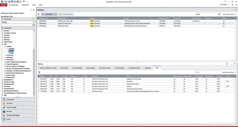 Sage 100 xRM: zentrale Datenansicht in der Sage 100